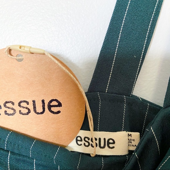 NWT Lulus Forest Green Culotte Jumpsuit - Picture 3 of 5